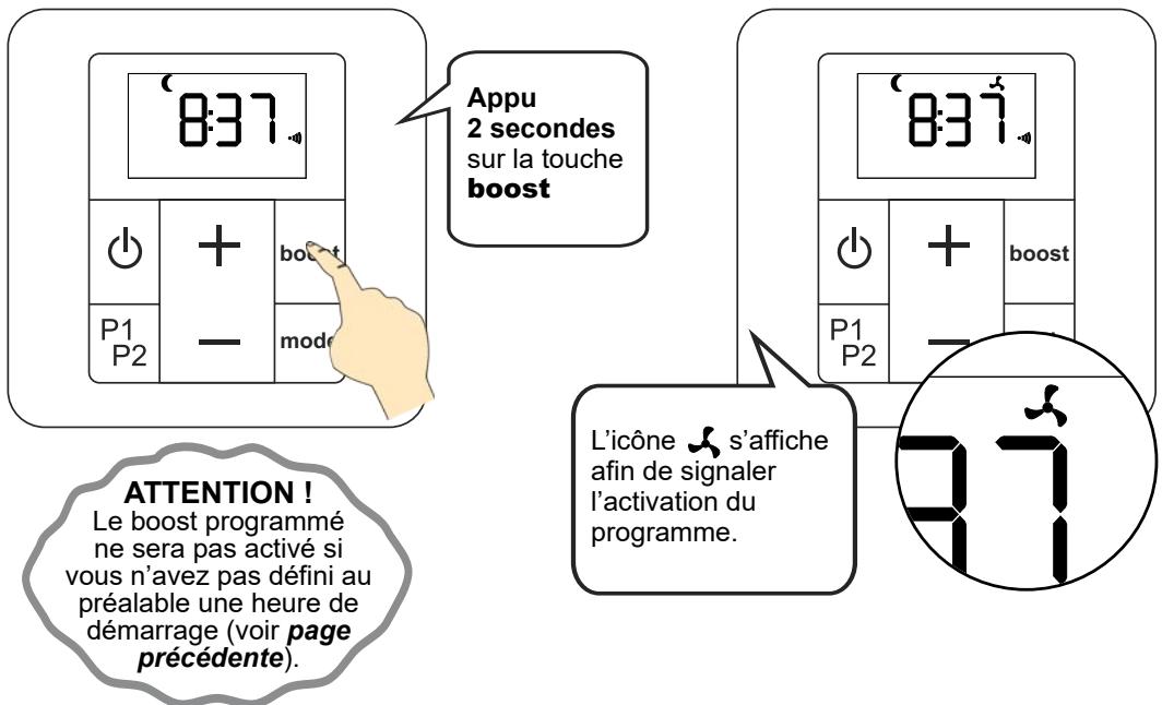 ACOVA LINA - REGLAGE D'UN BOOST PROGRAMME - 6