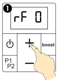 ACOVA LINA - B) Procedure avec la commande à distance : - 1