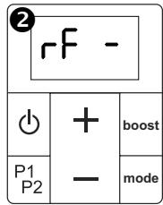 ACOVA LINA - B) Procedure avec la commande à distance : - 2