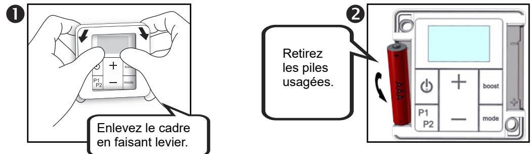 ACOVA LINA - Remplacement des piles - 2