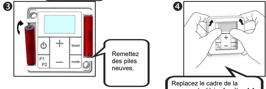 ACOVA LINA - Remplacement des piles - 3