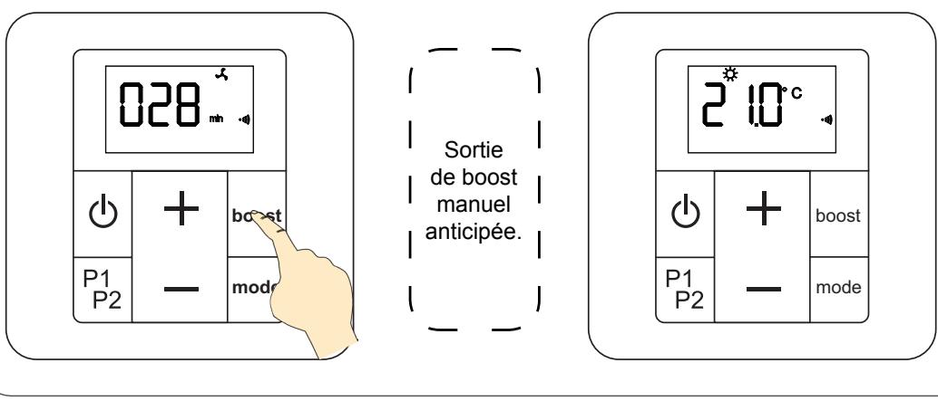 ACOVA ALPAGA ASYM - UTILISATION DU BOOST MANUEL (suite) - 2