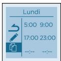 SAUTER SIBAYAK - RECOPIER MA PROGRAMMATION SUR 1 OU PLUSIEURS JOURS - 2