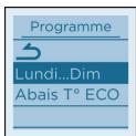 SAUTER SIBAYAK - MODIFIER LA PROGRAMMATION JOUR PAR JOUR - 6