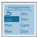 SAUTER OROSI - MODIFIER LA PROGRAMMATION JOUR PAR JOUR - 9