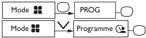 SAUTER OROSI - MODIFIER LES PROGRAMMES - 1