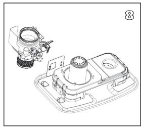 TECTRO R131C - L AVANT DE COMMENCER A CHANGER LA MECHE, L'APPAREIL DOIT ETRE ETEINT ET TOTALEMENT REFROIDJI. - 6