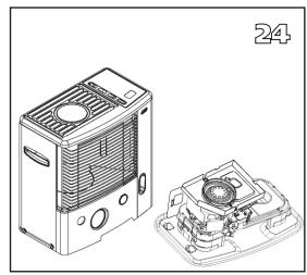 TECTRO R131C - L AVANT DE COMMENCER A CHANGER LA MECHE, L'APPAREIL DOIT ETRE ETEINT ET TOTALEMENT REFROIDJI. - 22