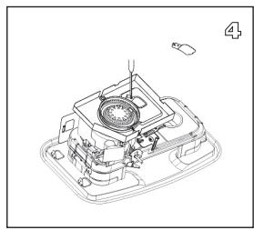 TECTRO R131C - L AVANT DE COMMENCER A CHANGER LA MECHE, L'APPAREIL DOIT ETRE ETEINT ET TOTALEMENT REFROIDJI. - 2