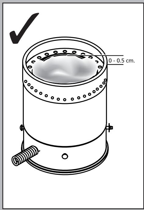 TECTRO R131C - L AVANT DE COMMENCER A CHANGER LA MECHE, L'APPAREIL DOIT ETRE ETEINT ET TOTALEMENT REFROIDJI. - 28