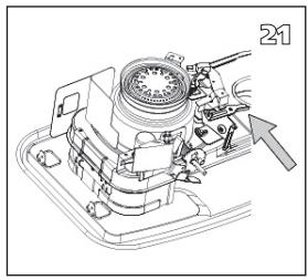 TECTRO R131C - L AVANT DE COMMENCER A CHANGER LA MECHE, L'APPAREIL DOIT ETRE ETEINT ET TOTALEMENT REFROIDJI. - 19