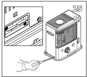 TECTRO R131C - L AVANT DE COMMENCER A CHANGER LA MECHE, L'APPAREIL DOIT ETRE ETEINT ET TOTALEMENT REFROIDJI. - 23