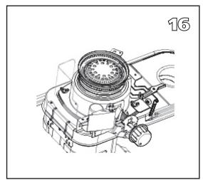 TECTRO R131C - L AVANT DE COMMENCER A CHANGER LA MECHE, L'APPAREIL DOIT ETRE ETEINT ET TOTALEMENT REFROIDJI. - 14