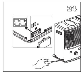 QLIMA R8128SC - R7224SC - R8224SC - R8227SC - L ENSURE THAT THE HEATER IS OFF AND COMPLETELY COOL BEFORE STARTING TO REPLACE THE WICK. - 22