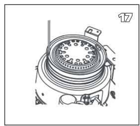 QLIMA R8128SC - R7224SC - R8224SC - R8227SC - L ANTES DE COMENZAR A CAMBIAR LA MECHA, LA ESTUFA TIENE QUE ESTAR APAGADA Y COMPLETAMENTE FRIA. - 4
