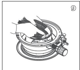QLIMA R8128SC - R7224SC - R8224SC - R8227SC - ANTES DE SUBSTITUIR A MECHA, A ESTUFA DEVE ESTAR APAGADA E COMPLETAMENTE FRIA. - 7