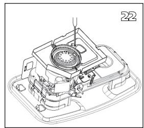 QLIMA R8128SC - R7224SC - R8224SC - R8227SC - L ENSURE THAT THE HEATER IS OFF AND COMPLETELY COOL BEFORE STARTING TO REPLACE THE WICK. - 20