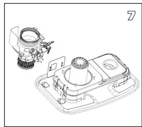 QLIMA R8128SC - R7224SC - R8224SC - R8227SC - L PRIMA DI PROCEDURE ALLA SOSTITUZIONE DELLO STOPPINO, LA STUFA DEVE ESSERE SPENTA E COMPLETAMENTE FREDDA. - 5