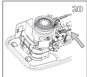QLIMA R8128SC - R7224SC - R8224SC - R8227SC - ANTES DE SUBSTITUIR A MECHA, A ESTUFA DEVE ESTAR APAGADA E COMPLETAMENTE FRIA. - 18
