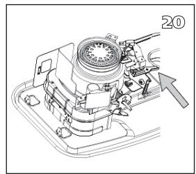 QLIMA R8128SC - R7224SC - R8224SC - R8227SC - L PRIMA DI PROCEDURE ALLA SOSTITUZIONE DELLO STOPPINO, LA STUFA DEVE ESSERE SPENTA E COMPLETAMENTE FREDDA. - 18