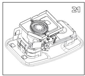QLIMA R8128SC - R7224SC - R8224SC - R8227SC - L AVANT DE COMMENCER A CHANGER LA MECHE, L'APPAREIL DOIT ETRE ETEINT ET TOTALEMENT REFROIDJI. - 8