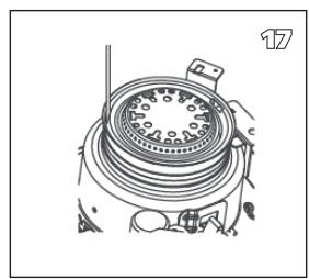 QLIMA R8128SC - R7224SC - R8224SC - R8227SC - L DER OFEN MUSS GANZ ABGEKühLT SEIN, BEVOR SIE MIT DEM DOCHTWECHSEL BEGINNEN. - 15