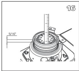 QLIMA R8128SC - R7224SC - R8224SC - R8227SC - L INDEN DU PABEGYNDER UDSKIFTNINGEN AF VæGEN, SKAL KAMINEN VÆRE SLUKKET OG HELT AFKøLET. - 3