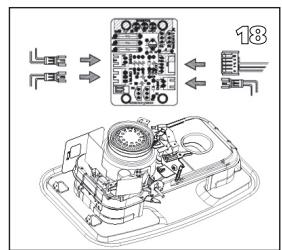 QLIMA R8128SC - R7224SC - R8224SC - R8227SC - L ANTES DE COMENZAR A CAMBIAR LA MECHA, LA ESTUFA TIENE QUE ESTAR APAGADA Y COMPLETAMENTE FRIA. - 5