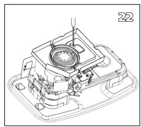 QLIMA R8128SC - R7224SC - R8224SC - R8227SC - L AVANT DE COMMENCER A CHANGER LA MECHE, L'APPAREIL DOIT ETRE ETEINT ET TOTALEMENT REFROIDJI. - 9