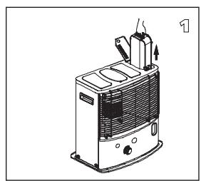 QLIMA R8128SC - R7224SC - R8224SC - R8227SC - WECHSELN DES DOCHTES - 1