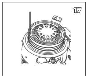 QLIMA R8128SC - R7224SC - R8224SC - R8227SC - L ENSURE THAT THE HEATER IS OFF AND COMPLETELY COOL BEFORE STARTING TO REPLACE THE WICK. - 15