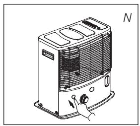 QLIMA R8128SC - R7224SC - R8224SC - R8227SC - E SPEGNIMENTO DELLA STUFA - 1