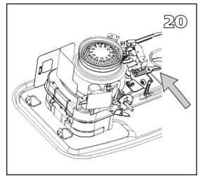 QLIMA R8128SC - R7224SC - R8224SC - R8227SC - L ENSURE THAT THE HEATER IS OFF AND COMPLETELY COOL BEFORE STARTING TO REPLACE THE WICK. - 18