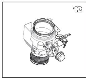 QLIMA R8128SC - R7224SC - R8224SC - R8227SC - L ENSURE THAT THE HEATER IS OFF AND COMPLETELY COOL BEFORE STARTING TO REPLACE THE WICK. - 10