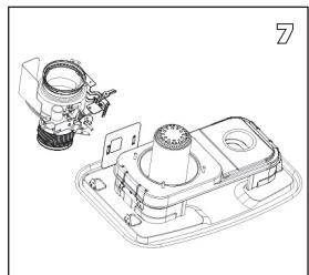 QLIMA R8128SC - R7224SC - R8224SC - R8227SC - ANTES DE SUBSTITUIR A MECHA, A ESTUFA DEVE ESTAR APAGADA E COMPLETAMENTE FRIA. - 5