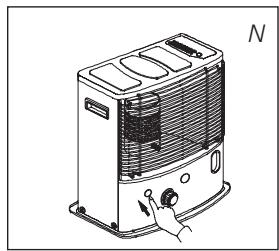 QLIMA R8128SC - R7224SC - R8224SC - R8227SC - C DAS STARTEN DES KAMINOFENS - 8