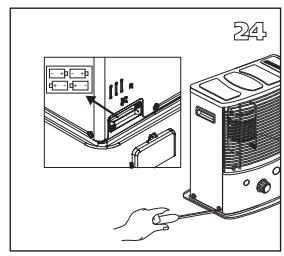 QLIMA R8128SC - R7224SC - R8224SC - R8227SC - L PRIMA DI PROCEDURE ALLA SOSTITUZIONE DELLO STOPPINO, LA STUFA DEVE ESSERE SPENTA E COMPLETAMENTE FREDDA. - 22