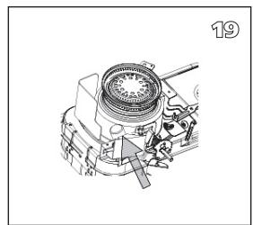 QLIMA R8128SC - R7224SC - R8224SC - R8227SC - L AVANT DE COMMENCER A CHANGER LA MECHE, L'APPAREIL DOIT ETRE ETEINT ET TOTALEMENT REFROIDJI. - 6