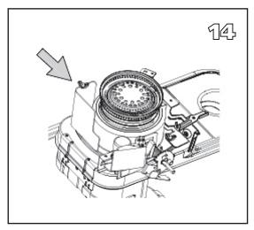 QLIMA R8128SC - R7224SC - R8224SC - R8227SC - L PRIMA DI PROCEDURE ALLA SOSTITUZIONE DELLO STOPPINO, LA STUFA DEVE ESSERE SPENTA E COMPLETAMENTE FREDDA. - 12
