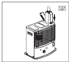 QLIMA R8128SC - R7224SC - R8224SC - R8227SC - L AVANT DE COMMENCER A CHANGER LA MECHE, L'APPAREIL DOIT ETRE ETEINT ET TOTALEMENT REFROIDJI. - 12