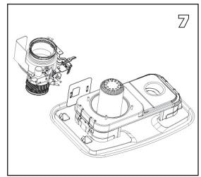 QLIMA R8128SC - R7224SC - R8224SC - R8227SC - VOORDAT U BEGINT MET HET VERVANGEN VAN DE KOUS, DIENT DE KACHEL UIT EN VOLLEDIG AFGEKOELD TE ZIJN. - 5