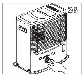 QLIMA R8128SC - R7224SC - R8224SC - R8227SC - L PRIMA DI PROCEDURE ALLA SOSTITUZIONE DELLO STOPPINO, LA STUFA DEVE ESSERE SPENTA E COMPLETAMENTE FREDDA. - 24