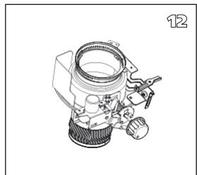 QLIMA R8128SC - R7224SC - R8224SC - R8227SC - ANTES DE SUBSTITUIR A MECHA, A ESTUFA DEVE ESTAR APAGADA E COMPLETAMENTE FRIA. - 10