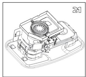 QLIMA R8128SC - R7224SC - R8224SC - R8227SC - L DER OFEN MUSS GANZ ABGEKühLT SEIN, BEVOR SIE MIT DEM DOCHTWECHSEL BEGINNEN. - 19