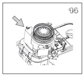 QLIMA R8128SC - R7224SC - R8224SC - R8227SC - L ANTES DE COMENZAR A CAMBIAR LA MECHA, LA ESTUFA TIENE QUE ESTAR APAGADA Y COMPLETAMENTE FRIA. - 1