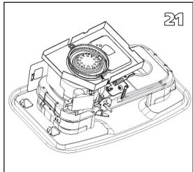 QLIMA R8128SC - R7224SC - R8224SC - R8227SC - ANTES DE SUBSTITUIR A MECHA, A ESTUFA DEVE ESTAR APAGADA E COMPLETAMENTE FRIA. - 19