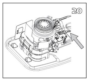 QLIMA R8128SC - R7224SC - R8224SC - R8227SC - L AVANT DE COMMENCER A CHANGER LA MECHE, L'APPAREIL DOIT ETRE ETEINT ET TOTALEMENT REFROIDJI. - 7