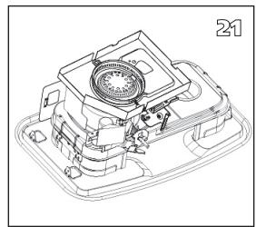 QLIMA R8128SC - R7224SC - R8224SC - R8227SC - L PRIMA DI PROCEDURE ALLA SOSTITUZIONE DELLO STOPPINO, LA STUFA DEVE ESSERE SPENTA E COMPLETAMENTE FREDDA. - 19