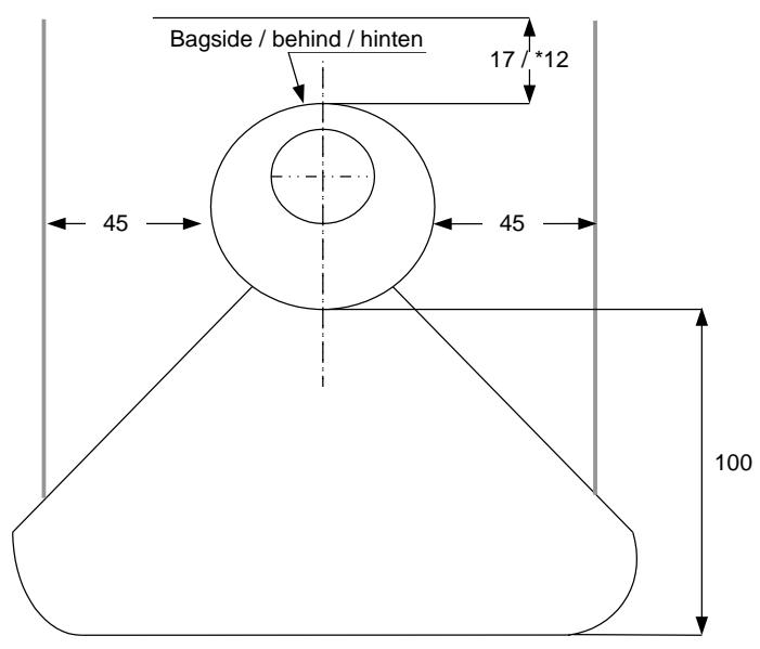 ADURO 1.4 - Position of the stove/distance requirements - 1