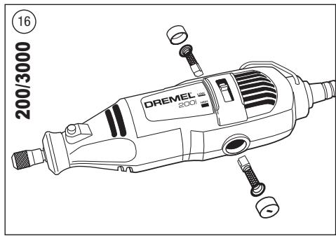 DREMEL 200 - 3000 - 4000 - 4200 - 16